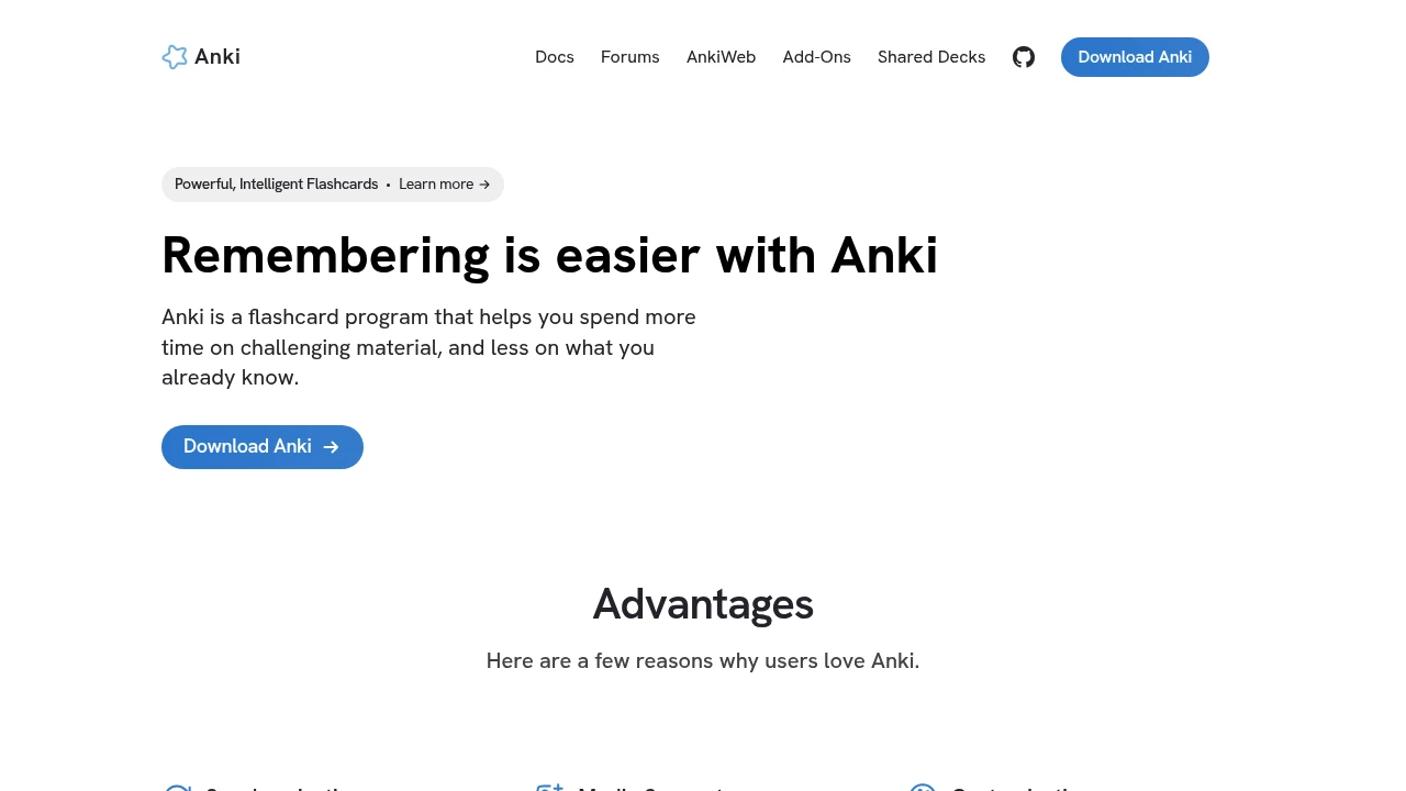 Anki screenshot 1